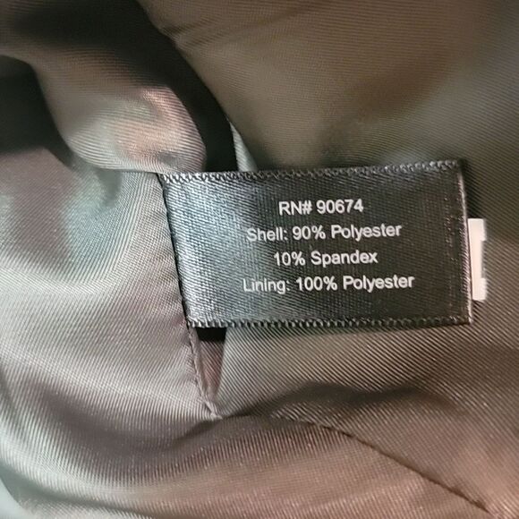 NWOT Boston Proper Khaki Olive Green Lace Up Grommet Faux Suede Jacket Sz Med - Picture 10 of 11